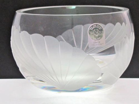 Signed Lenox Cut glass Fanlight bowl Crystal  Made in USA Limited collection - O'Rourke crystal awards & gifts abp cut glass