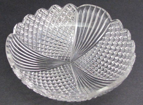 Antique Cut Glass dish from the American Brilliant period, ABP - O'Rourke crystal awards & gifts abp cut glass