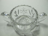 Poinsettia Cut Glass sugar - O'Rourke crystal awards & gifts abp cut glass