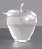 Art glass apple paperweight, crystal - O'Rourke crystal awards & gifts abp cut glass