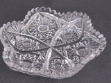 American Brilliant Period Cut Glass small blow out dish   Antique - O'Rourke crystal awards & gifts abp cut glass