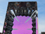 Hand Cut Glass paperweight, crystal, rainbow of color ONE OF A KIND - O'Rourke crystal awards & gifts abp cut glass