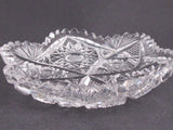 American Brilliant Period Cut Glass small blow out dish   Antique - O'Rourke crystal awards & gifts abp cut glass