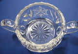 Poinsettia Cut Glass sugar - O'Rourke crystal awards & gifts abp cut glass