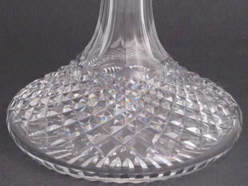 Signed Waterford glass Hand Cut Alana ships  decanter Irish Crystal - O'Rourke crystal awards & gifts abp cut glass