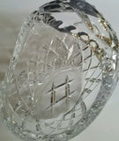 Hand cut crystal basket - O'Rourke crystal awards & gifts abp cut glass
