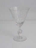 Cut Glass Signed Tiiffin water goblet - O'Rourke crystal awards & gifts abp cut glass