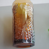 Carnival Indina tumbler Amber grapes glass