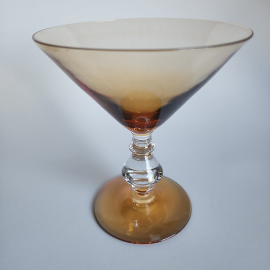 Bryce 896 brownish dessert / martini glass
