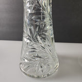 Cut glass vase antique