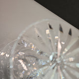 Signed Waterford Hand Cut glass compote Irish Crystal