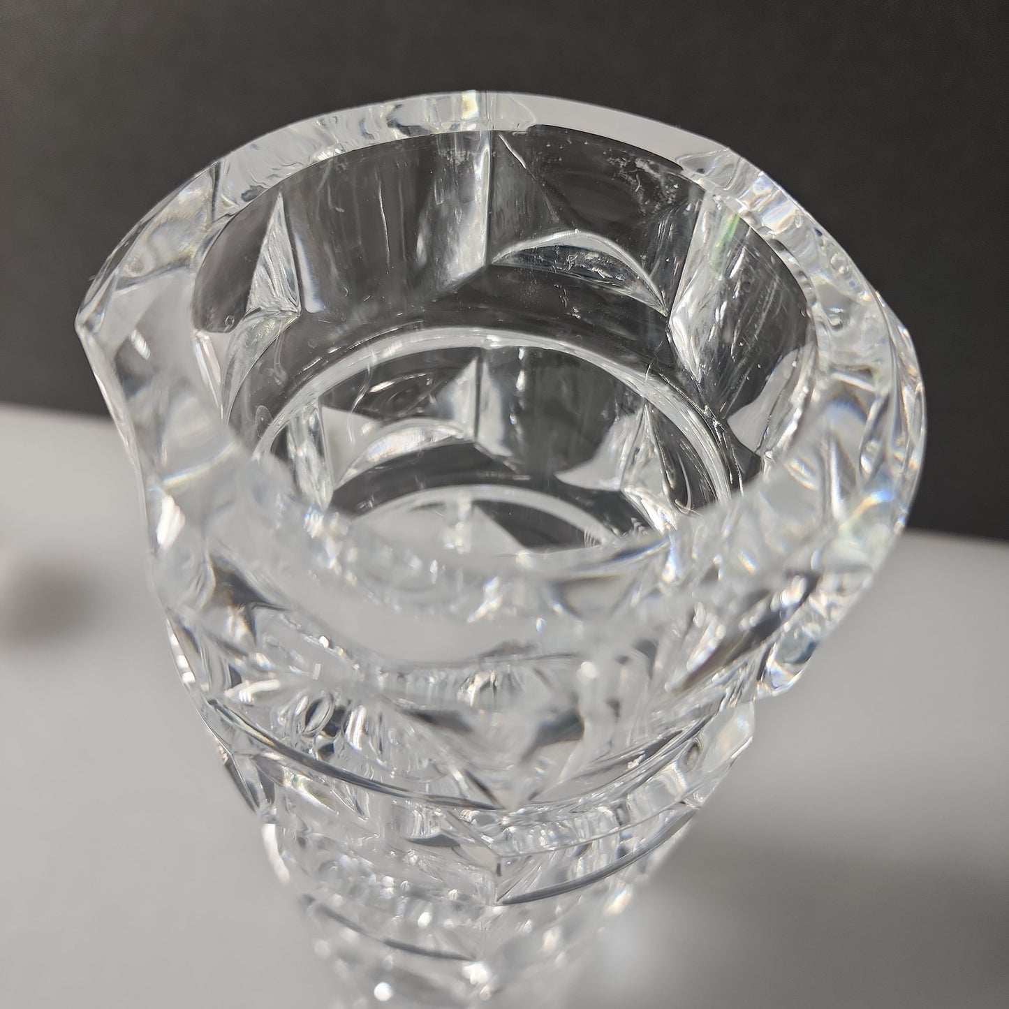 Czech Sklo glass vase
