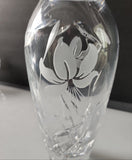 Lenox Cut glass Crystal vase  Signed