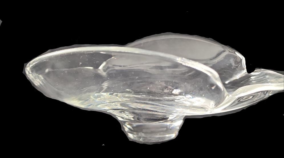 Steuben Signed calyx bowl Glass Donald Pollard 9.5"