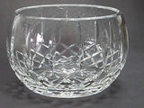 Hand cut glass bowl, 24% lead crystal Great gift or award customize hand polish - O'Rourke crystal awards & gifts abp cut glass