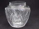 Cut glass Crystal candy jar Saratoga  Made in USA Mt Pleasant PA - O'Rourke crystal awards & gifts abp cut glass