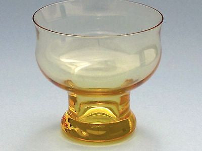 Lenox  Amber finger bowl Crystal  Made in USA Mt Pleasant PA - O'Rourke crystal awards & gifts abp cut glass