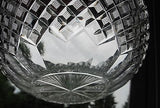 Hand Cut Glass and mouth blown bowl  pattern old hand polished - O'Rourke crystal awards & gifts abp cut glass