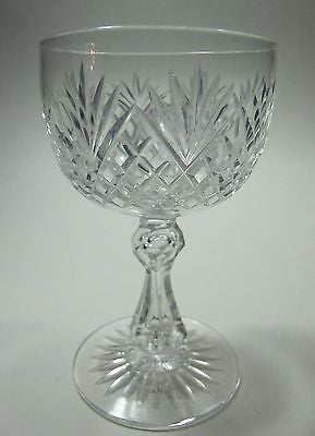 Cut glass  wine stemware Hand cut - O'Rourke crystal awards & gifts abp cut glass