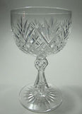 Cut glass  wine stemware Hand cut - O'Rourke crystal awards & gifts abp cut glass