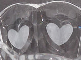 Valentine gift,  lead crystal bowl,  Made in USA ,glass - O'Rourke crystal awards & gifts abp cut glass