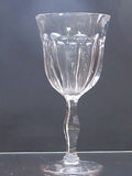 Cut glass water  fluted panel goblets 4 pieces WEBB CORBETT - O'Rourke crystal awards & gifts abp cut glass