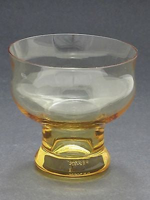 Lenox  Amber finger bowl Crystal  Made in USA Mt Pleasant PA - O'Rourke crystal awards & gifts abp cut glass