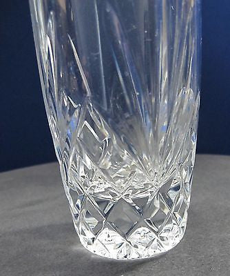 Signed Lenox chesapeake glass Crystal sm. vase Made in USA - O'Rourke crystal awards & gifts abp cut glass