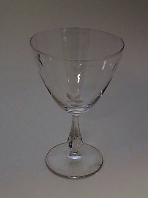 bryce Goblet glass Autumn pattern Hand cut  Crystal  Made in USA Mt Pleasant PA - O'Rourke crystal awards & gifts abp cut glass