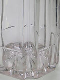 Hand Cut glass  decanter fluting and miter cut antique - O'Rourke crystal awards & gifts abp cut glass