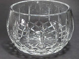 Hand cut glass bowl, 24% lead crystal Great gift or award customize hand polish - O'Rourke crystal awards & gifts abp cut glass