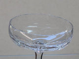 Cut glass champagne / desserts  fluted panel   pieces Signed - O'Rourke crystal awards & gifts abp cut glass