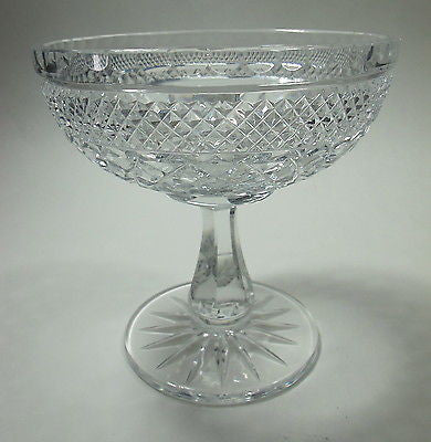 Hand Cut glass compote candy dish good quality - O'Rourke crystal awards & gifts abp cut glass