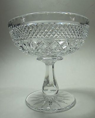 Hand Cut glass compote candy dish good quality - O'Rourke crystal awards & gifts abp cut glass