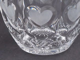 Valentine gift,  lead crystal bowl,  Made in USA ,glass - O'Rourke crystal awards & gifts abp cut glass