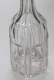 Hand Cut glass  decanter fluting and miter cut antique - O'Rourke crystal awards & gifts abp cut glass