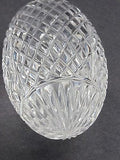 Hand cut glass football,  Can be customized Made in USA , Can't be deflated - O'Rourke crystal awards & gifts abp cut glass