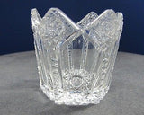 American Brilliant Period Cut Glass Tuetonic want to be votive Hawkes RECYCLE - O'Rourke crystal awards & gifts abp cut glass