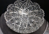 Signed Hawkes American Brilliant Period hand Cut mouth blown blank bowl - O'Rourke crystal awards & gifts abp cut glass