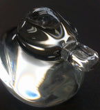 Hand made crystal duck made by Steuben artist for Lenox - O'Rourke crystal awards & gifts abp cut glass