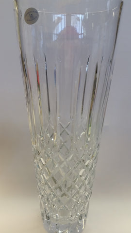 Hand cut crystal vase 17" high hand polished - O'Rourke crystal awards & gifts abp cut glass