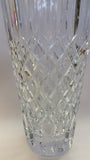 Hand cut crystal vase 17" high hand polished - O'Rourke crystal awards & gifts abp cut glass