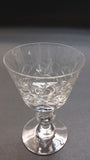 Heisey Maryland cut glass Dessert  stemware - O'Rourke crystal awards & gifts abp cut glass