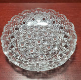 ABP cut glass Russian pattern dish American