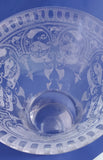 Glass Vase acid Etched 5214