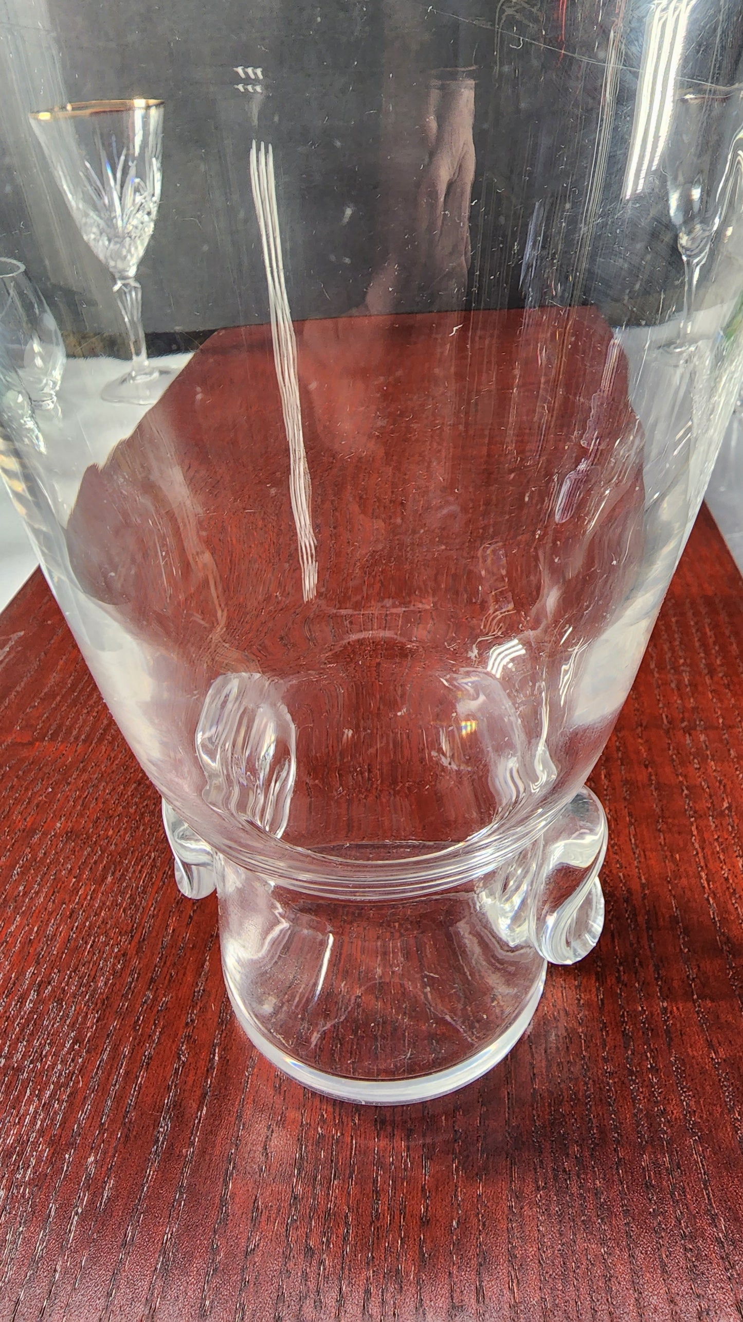 Steuben Signed vase Glass 7.75"