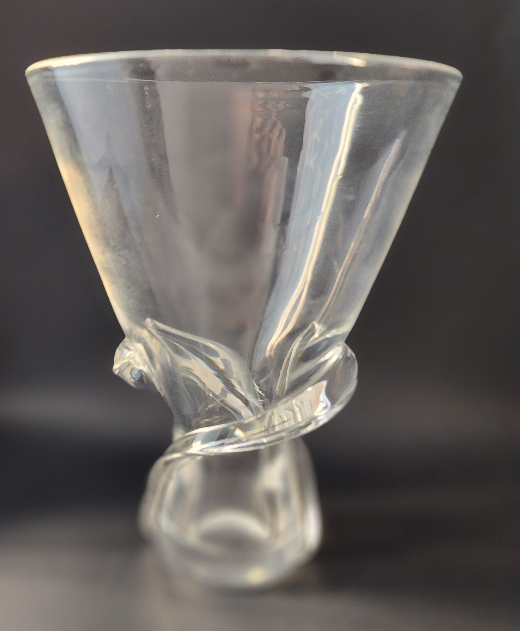 Steuben fashion Crystal Goblet