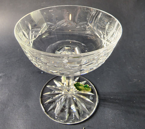 Signed Waterford CUT GLASS Lismrore champagne crystal Ireland