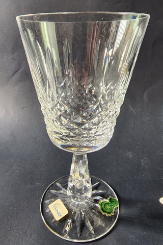 Signed Waterford CUT GLASS  Kenmare goblet crystal Ireland