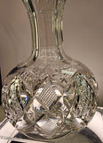 Signed Clark carafe American Brilliant Period hand Cut Glass